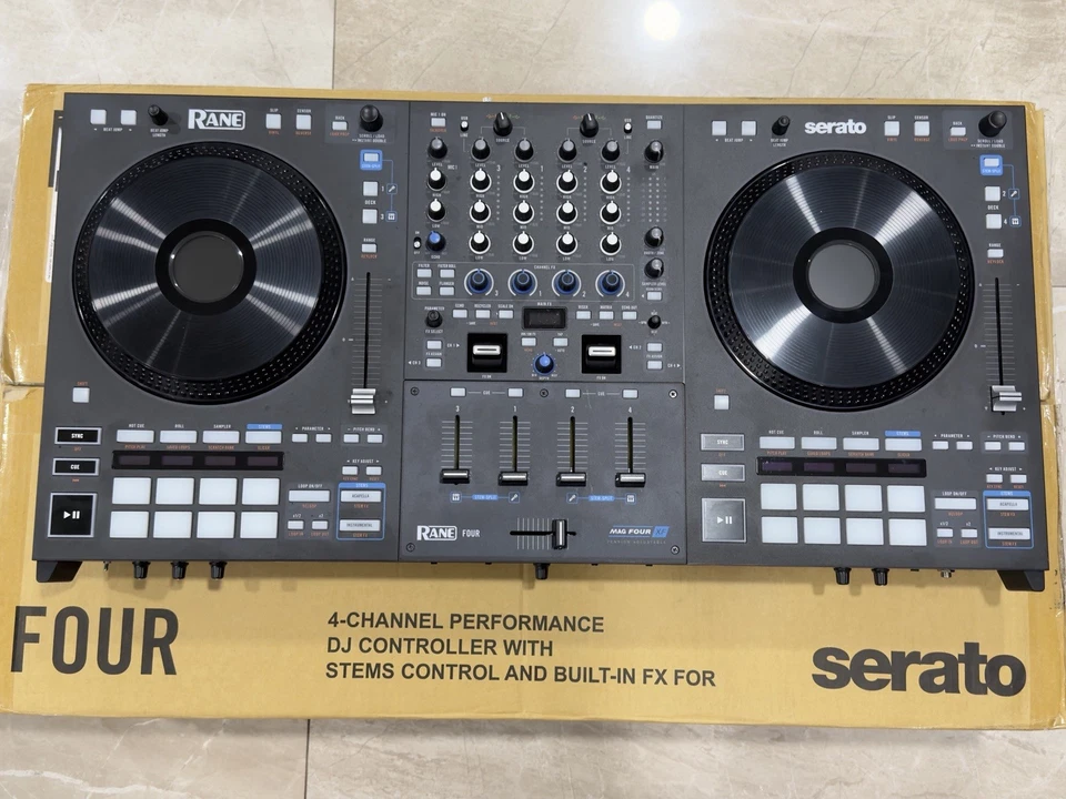 Rane Four Advanced Four-Channel Stems DJ Controller - Black - Image 1 of 4