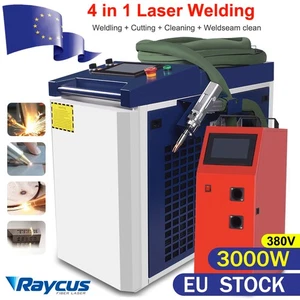 Raycus 3000W Fibra Laser Saldatrice Pulizia Saldatrice Auto Alimentatore Fili EU - Foto 1 di 23