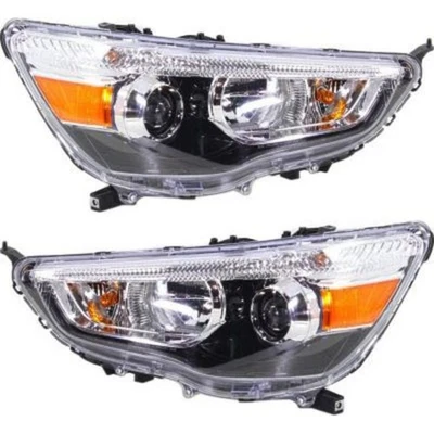 Headlight Set For 2011-2018 Mitsubishi Outlander Sport Left and Right 2Pc Foto 1 de 4