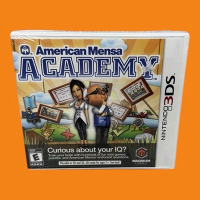 SUPER RARE! American Mensa Academy Nintendo 3DS 2012 NEW & SEALED - Image 1 of 4