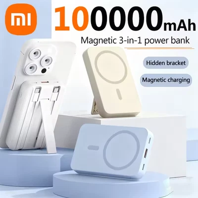 Magnetic Wireless Power Bank 10000mAh 20W PD Fast Charging USB-C for iPhone - Image 1 of 4