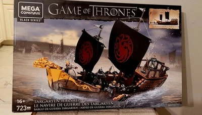 Mega Construx Serie Negra Juego de Tronos Targaryen Nave de Guerra Kit de Construcción Foto 1 de 4