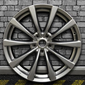 Full Face Hyper Medium Silver OEM Rear Wheel for 2008-2010 Infiniti G37 - 19x9 - Picture 1 of 3