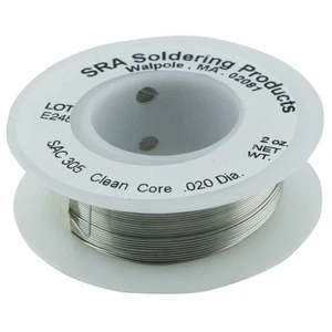 Lead Free No Clean Flux Core Silver Solder SAC305 0.5mm 57g Reel Soldering - Picture 1 of 2