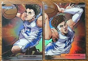 2025 Leaf Anime Nation Cameron + Cayden Boozer Twins Rookie SILVER VARIANT # /99 - Picture 1 of 5