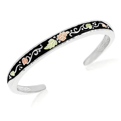 Mt. Brazalete Rushmore Black Hills dorado para mujer antiguo plata de ley .925 Foto 1 de 4