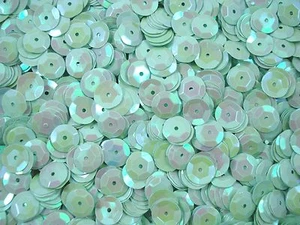 Taza lentejuelas 10 mm como nueva AB 100 g paquete a granel disfraces de baile rebordeando - Imagen 1 de 1