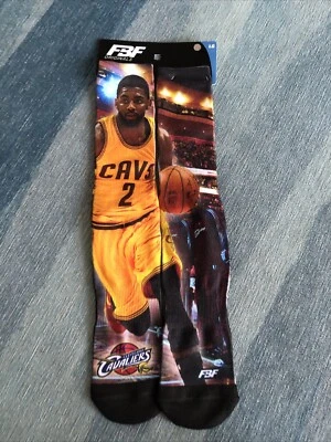 Meias NBA Kyrie Irving Cleveland Cavaliers grandes tamanho 10-13 novas com etiquetas - Imagem 1 de 4