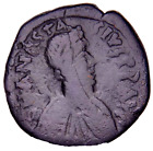 ANASTASIUS I (491-518). Follis. Constantinople Ancient Byzantine Coin w/COA