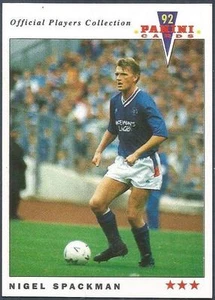FÚTBOL PANINI 92-COLECCIÓN OFICIAL JUGADORES-#395-RANGERS-NIGEL SPACKMAN - Imagen 1 de 2