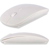 2.4 GHz White Wireless Cordless USB Optical Mouse Scroll For PC Laptop Computer