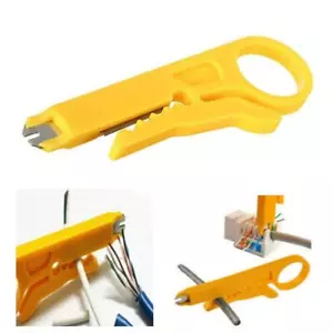 RJ45 Cat5 Punch Down Tool Network UTP LAN Cable Wire Cutter Stripper Tool - Picture 1 of 6