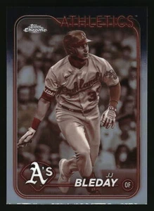 2024 Topps Chrome #190 JJ Bleday Sepia Refractor - Picture 1 of 2
