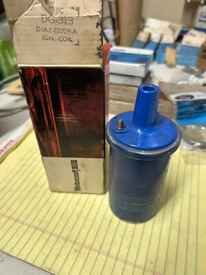 Bobina de encendido Ford Mustang Maverick Bronco 1970-74 nuevo de stock D4AF-12029 - SIN INTERRUPTORES Foto 1 de 4