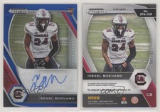 2021 Panini Prizm Draft Picks Blue /149 Israel Mukuamu #DPA-ISM.2 Rookie Auto RC