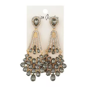 Jewelry Water-Drop Pendant Ear Studs Dangle Earrings Earrings For Women Girls - Picture 1 of 14