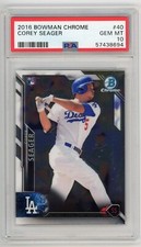 2016 Bowman Chrome  Corey Seager Rookie Card #40 PSA 10 Gem Mint ~ Texas Rangers