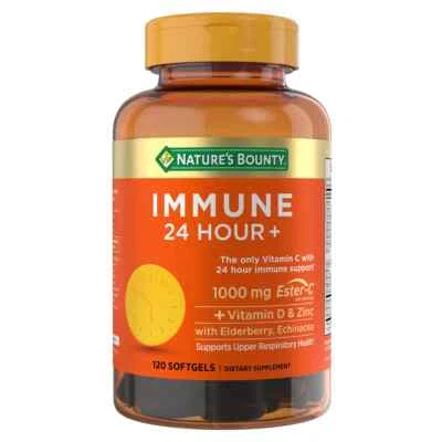Nature's Bounty Immune 24 Hour+ with 1,000 mg of Ester-C 120 ct - Image 1 of 4
