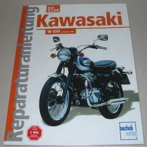 Reparaturanleitung Kawasaki W 650 ab Baujahr 1999 Motorrad Reparatur Buch NEU! - Bild 1 von 2