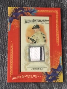 2010 Topps Allen and Ginter Relics #JJ Josh Johnson Florida Marlins Jersey