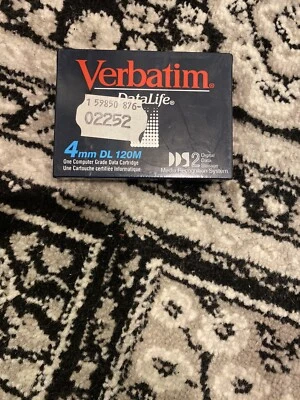 Verbatim DDS2 Datalife 4mm-DL 120M Cartridge Original verpackt - NEU 7 Stück - Bild 1 von 3