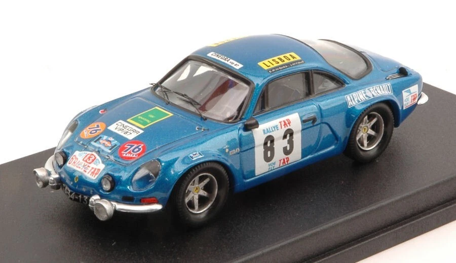 ALPINE A110 N.83 FATAL ACCIDENT PORTUGAL 1972 C.MARQUES-J.ARNAUD(+) 1:43 - Immagine 1 di 1