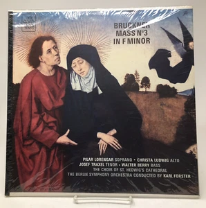 LP Bruckner Mass No 3 in F Minor / Karl Forster Berlin Symphony J Traxel SEALED - Imagen 1 de 2