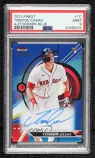 2023 Topps Finest Blue Refractor 137/150 Triston Casas PSA 9 MINT Rookie Auto RC