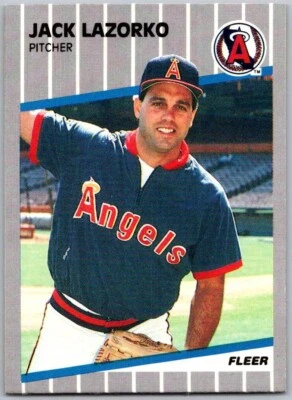 1989 Fleer - #482 Jack Lazorko - *Near Mint* - Image 1 of 2