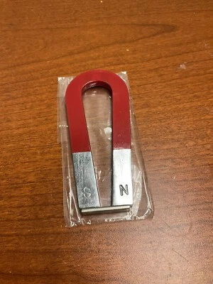 Imán SHINCO, Herradura Acero 100mm Único ROJO Foto 1 de 3