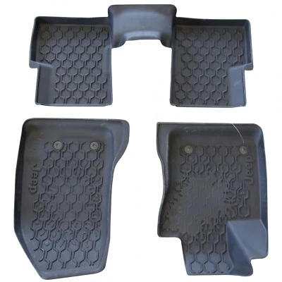 JUEGO ALFOMBRILLAS GOMA OE ADECUADO PARA JEEP RENEGADE 2015-2018 ALFOMBRILLAS Foto 1 de 2