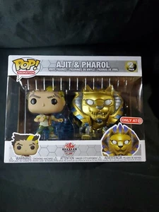 NEW BAKUGAN AJIT & PHAROL US (TARGET EXCLUSIVE) 2021 FUNKO POP! VINYL 2-PACK - Picture 1 of 6