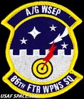 USAF 86TH FIGHTER WEAPONS SQ -AIR-TO-GROUND- WEAPONS SYSTEMS EVALUATION- PATCH