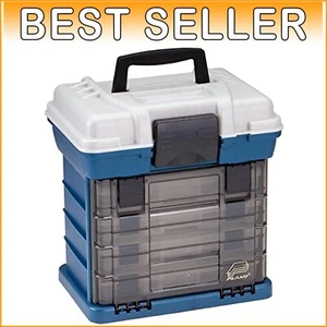 All-in-One Fishing Tackle Box: 4 Removable Organizers for Effortless Storage - Picture 1 of 6
