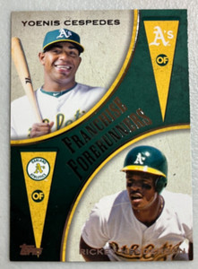 2013 Topps Franchise Forerunners Rickey Henderson #FF-9 NM