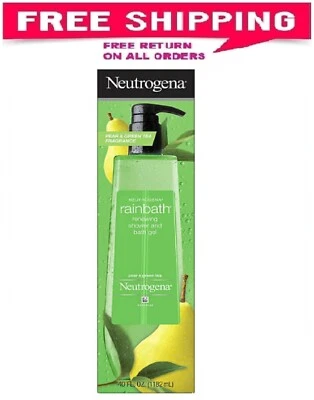 Neutrogena Rainbath Renewing Shower and Bath Gel, Pear & Green Tea, 40 fl. oz. - Image 1 of 4