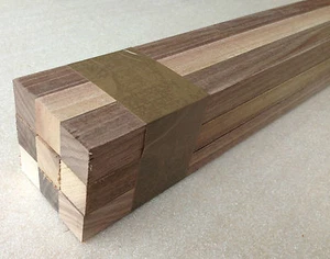 American Walnut Timber Project Pack 450mm x 20mm x 20mm Craft Woodwork Hardwood - Picture 1 of 13