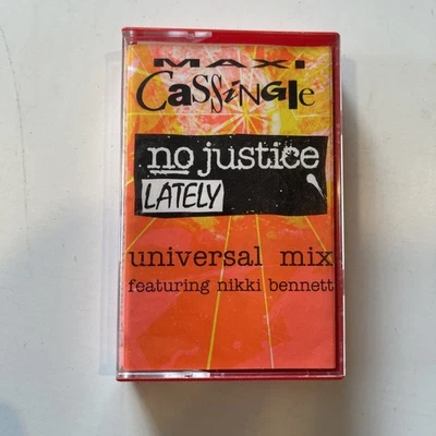 No Justice Lately Universal Mix Nikki Bennett Maxi Cassingle Single Dance - Image 1 of 4