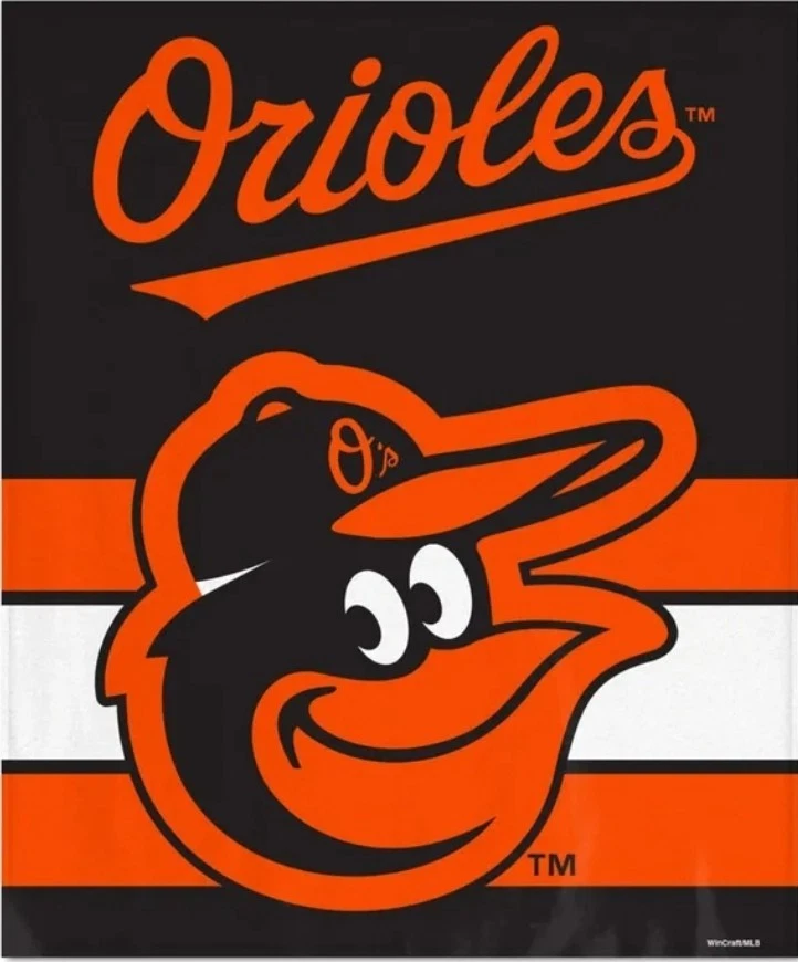 Manta Baltimore Orioles con licencia Wincraft ultra suave 50" x 60" Foto 1 de 1