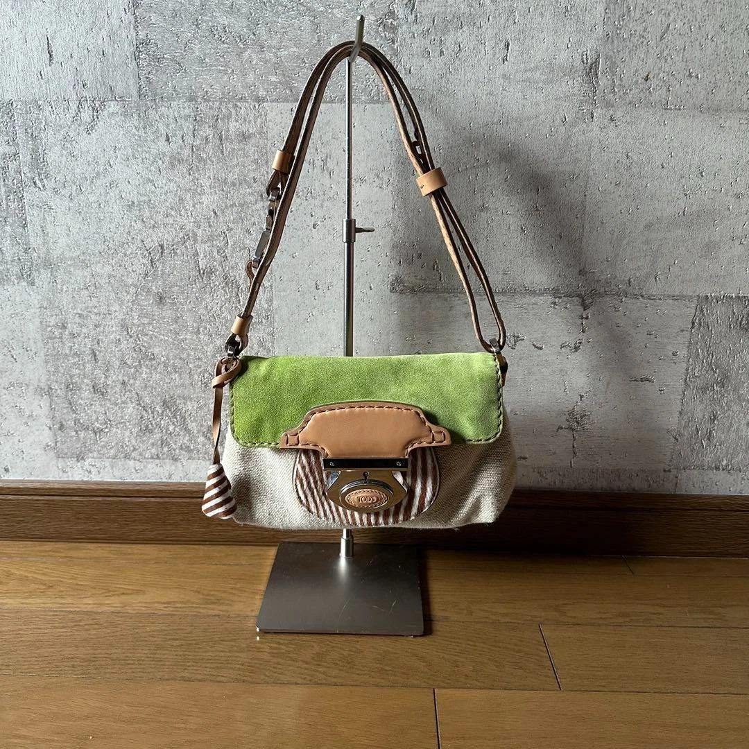Tod's Suede Shoulder Bags for Women for sale | eBay