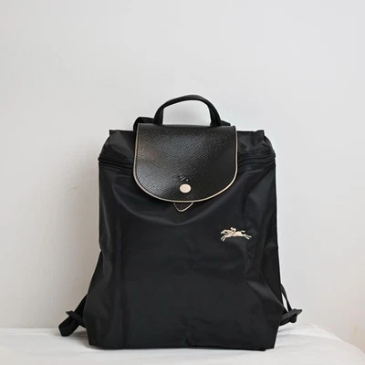 [New] LONGCHAMP Le Pliage Foldable Mini Backpack Black Nylon From Japan - image 1 of 4