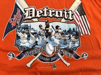 Detroit Tigers [VINTAGE] 2006  T-Shirt Youth Large Gildan Tag - Image 1 of 3