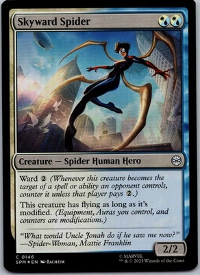 Skyward Spider Foil Marvel's Spider-Man 146 NM - Image 1 of 2