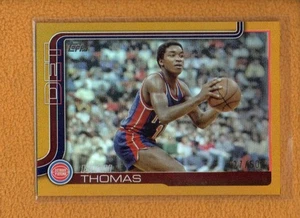 Isiah Thomas 2025-26 Topps Basketball Base Gold Rainbow Foil #269 /50 - Picture 1 of 2