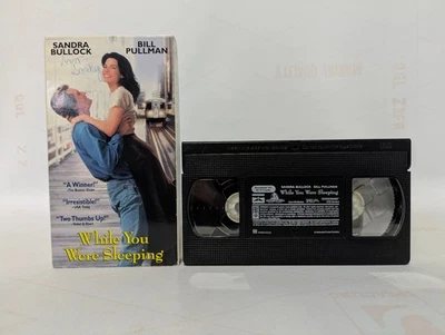 While You Were Sleeping (VHS, 1995) Sandra Bullock Bill Pullman - Image 1 of 4