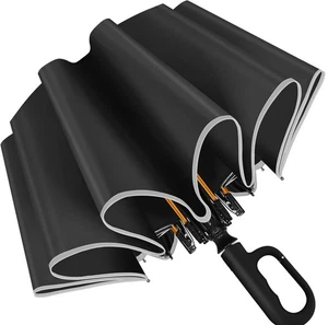 Travel Umbrella with Carabiner Handle, Windproof Large Umbrellasection - Picture 1 of 2