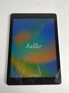 Apple iPad 5th Gen A1823 32 GB IOS 16.7.11 ( Wi-Fi + 4G ) Unlocked - Picture 1 of 6