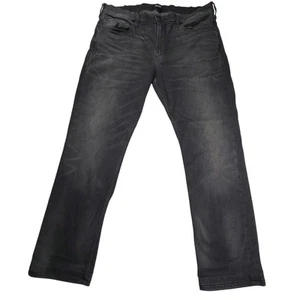Paige Jeans Men 36 Black Transcend Federal Modern Slim Straight Denim - Picture 1 of 9
