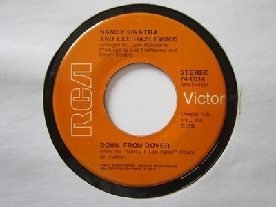 Nancy Sinatra & Lee Hazlewood DOWN FROM DOVER Paris Summer RCA EXC Dolly Parton - Image 1 of 2
