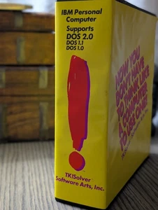Rare 1983 TK!Solver v1.2 Software Arts IBM PC DOS 5.25" - Complete in Box w/... - Bild 1 von 9